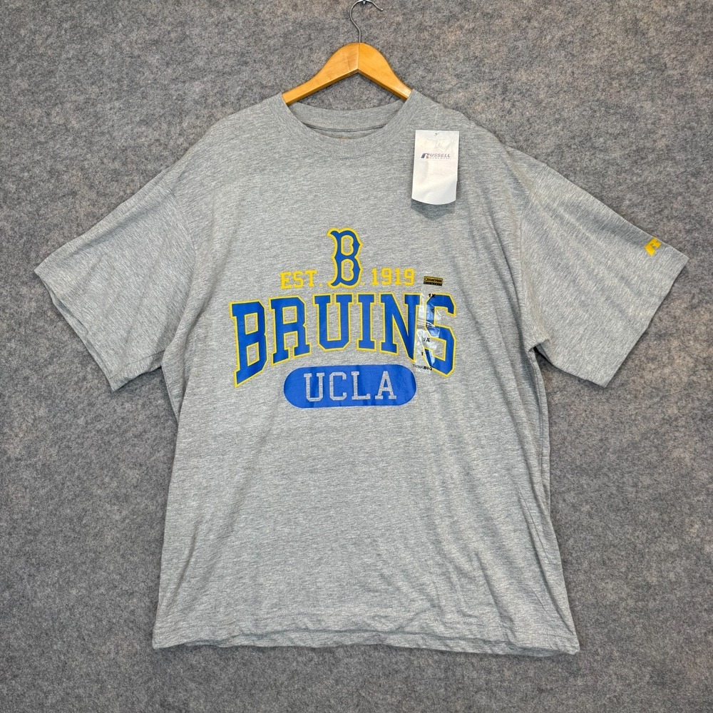 Russell Athletic UCLA‎ Bruins Graphic T Shirt Mens 1X Y2K Pro Cotton NEW NWT
